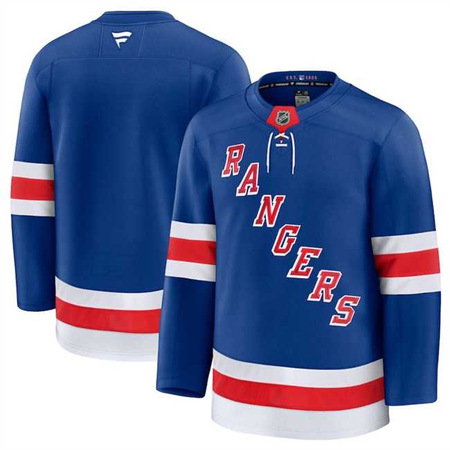 Men%27s New York Rangers Blank Royal 2024-25 Home Stitched Hockey Jersey Dzhi